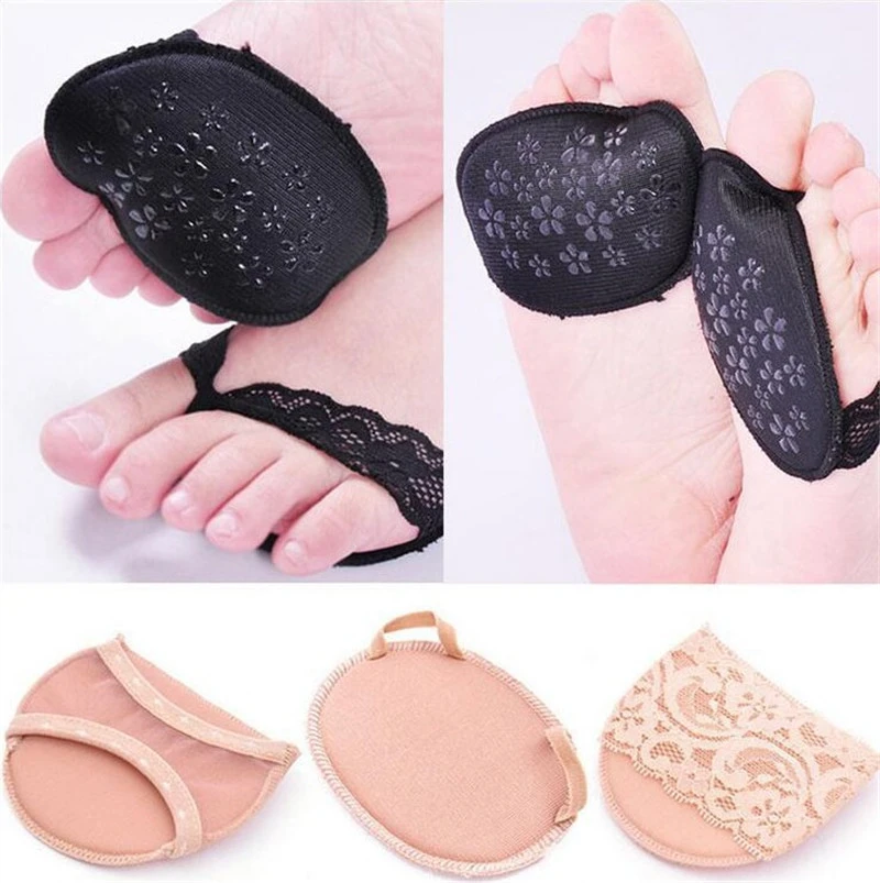 Thickened Super Soft Forefoot Pad High-heeled Shoe Insoles Invisible Foot Cushions