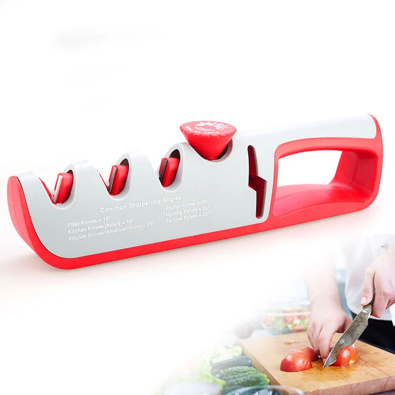 4 Head Sharpener Household Tungsten Steel Diamond