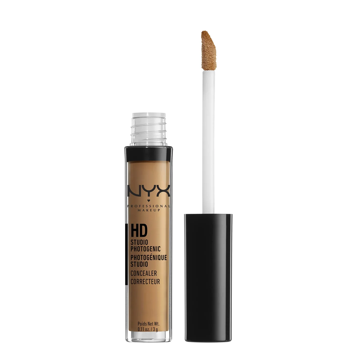 NYX PROFESSIONAL MAKEUP HD Studio Photogenic Concealer Wand, Medium Coverage - Nutmeg