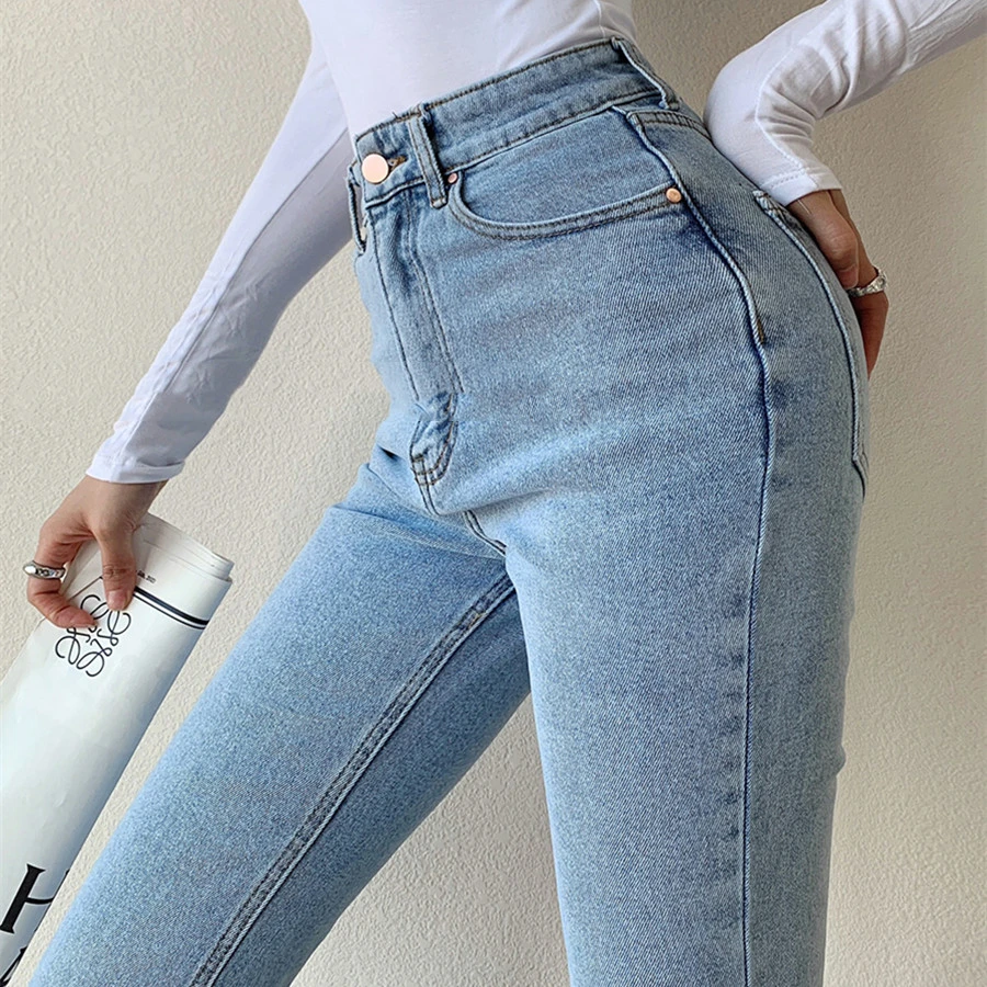 Women's Fashion High Elastic Butt Lift Slim Jeans