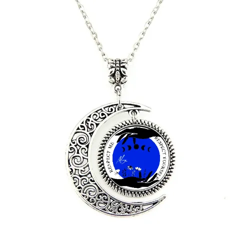 MCRY Jewelry Respect Nature Moon Necklace