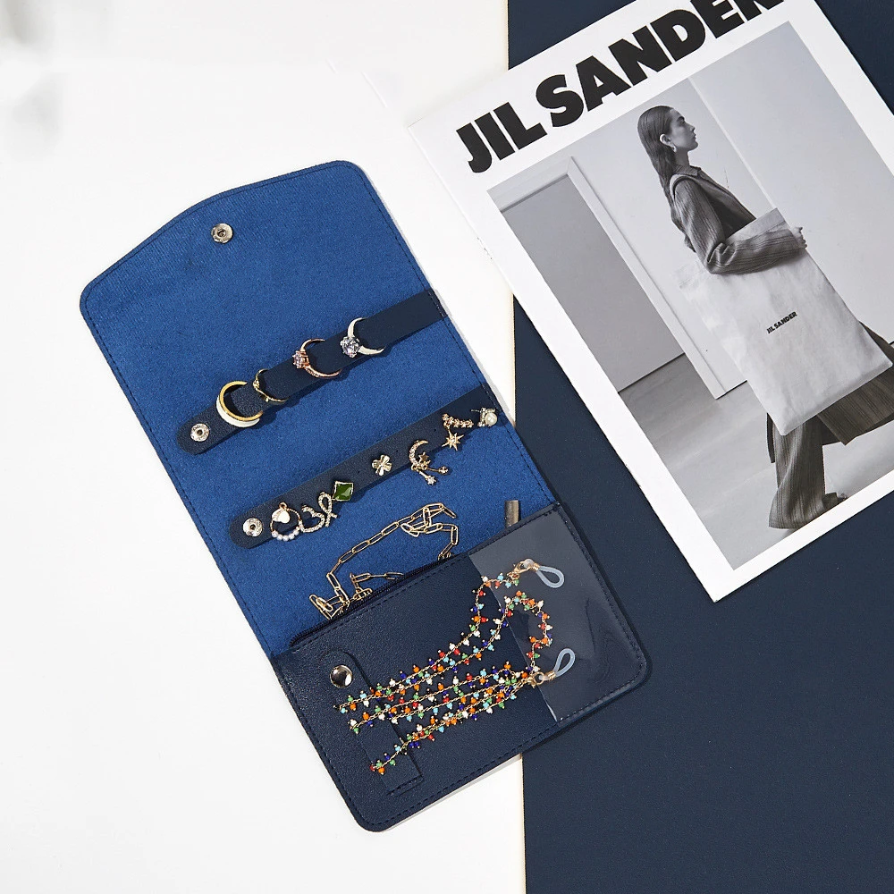 Portable Ring Necklace Earring Storage Bag