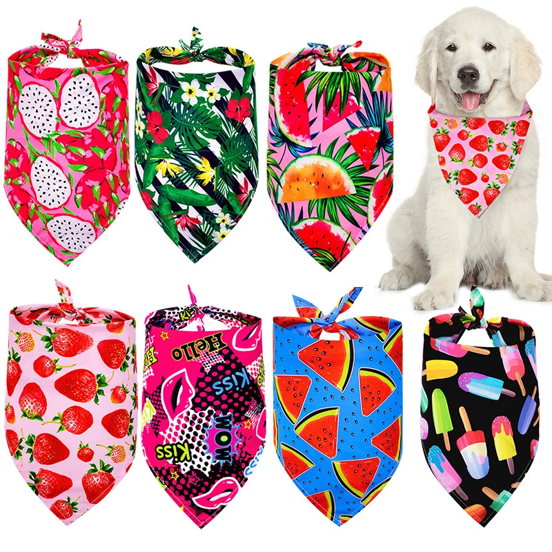 Pet Summer Fruit Series Triangular Binder