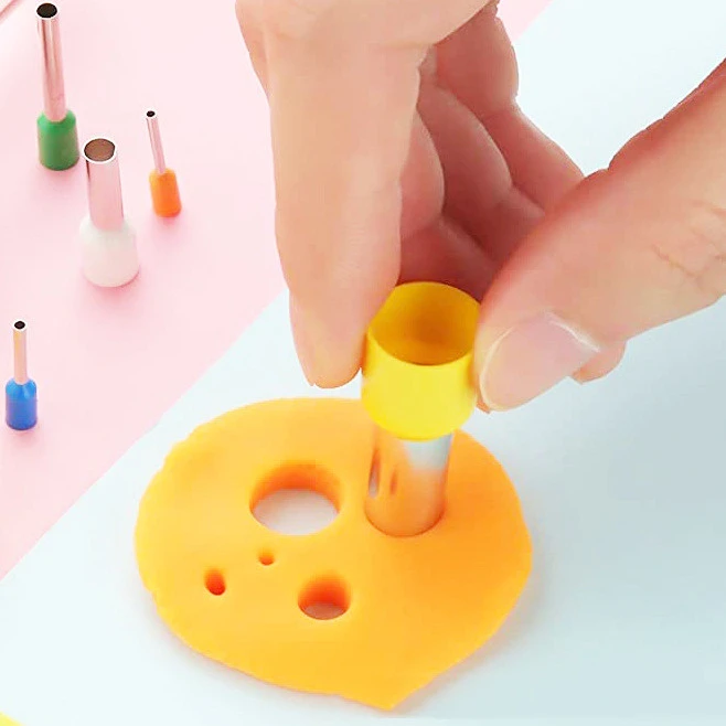 40-Piece Clay Hole Punch Set Round 8 Sizes