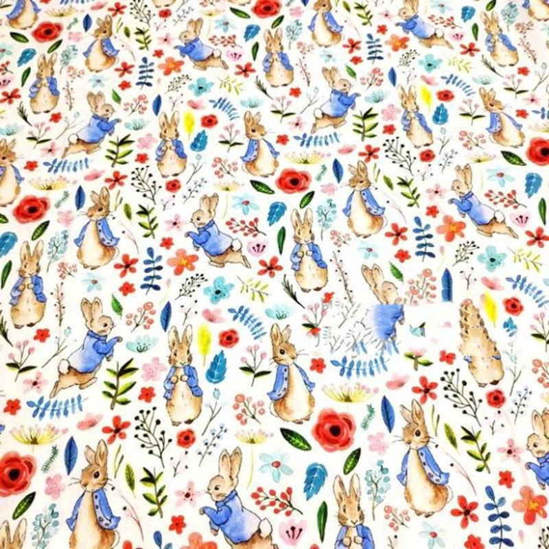 Home Digital Printed Cotton Plain Fabric