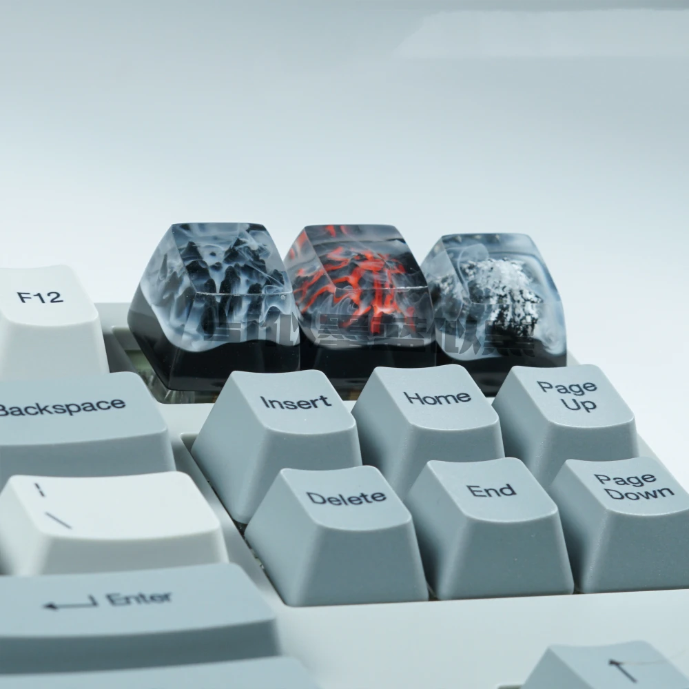 Mechanical Keyboard Personalized Keycap Translucent Resin