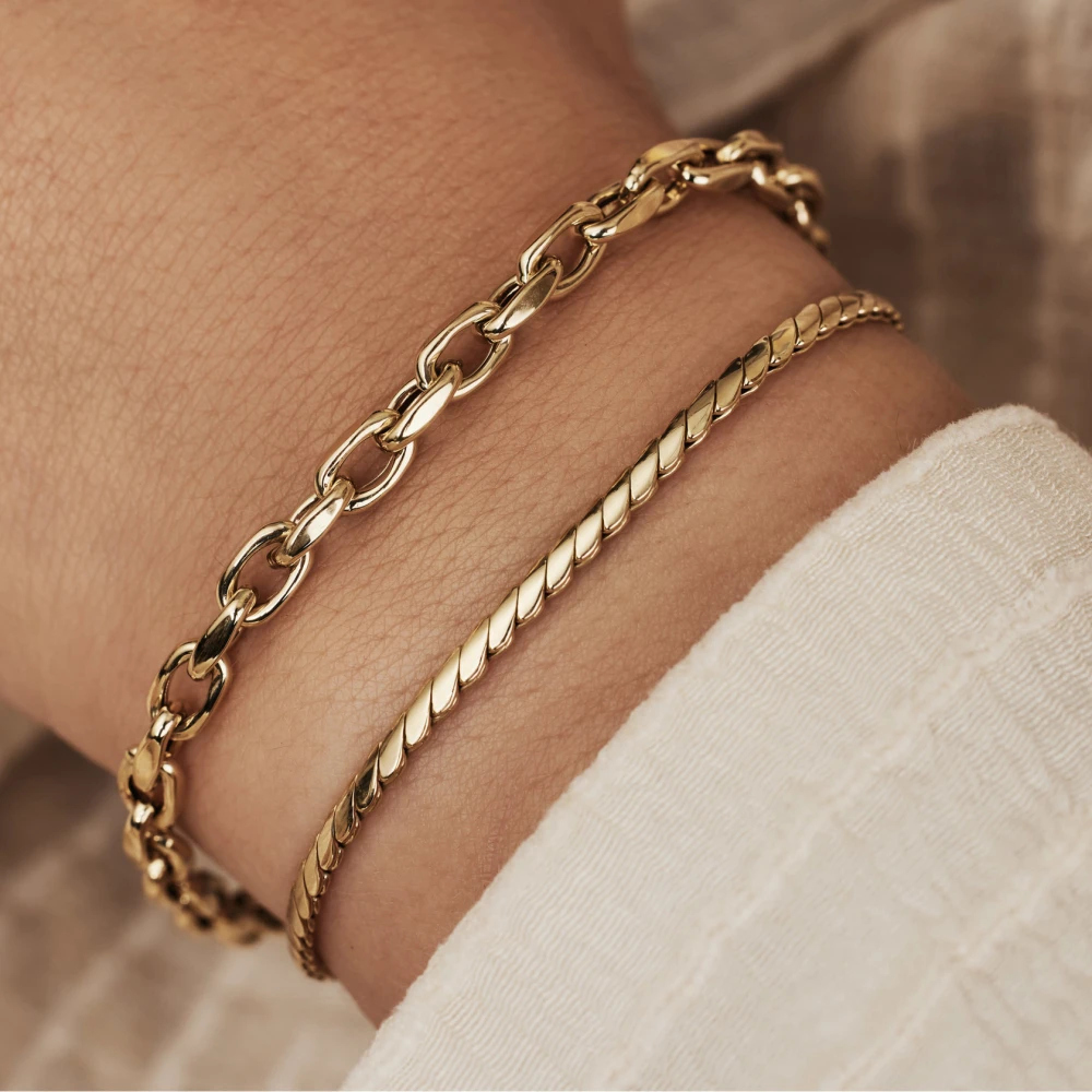 Stainless Steel O Chain Bracelet 5.0MM