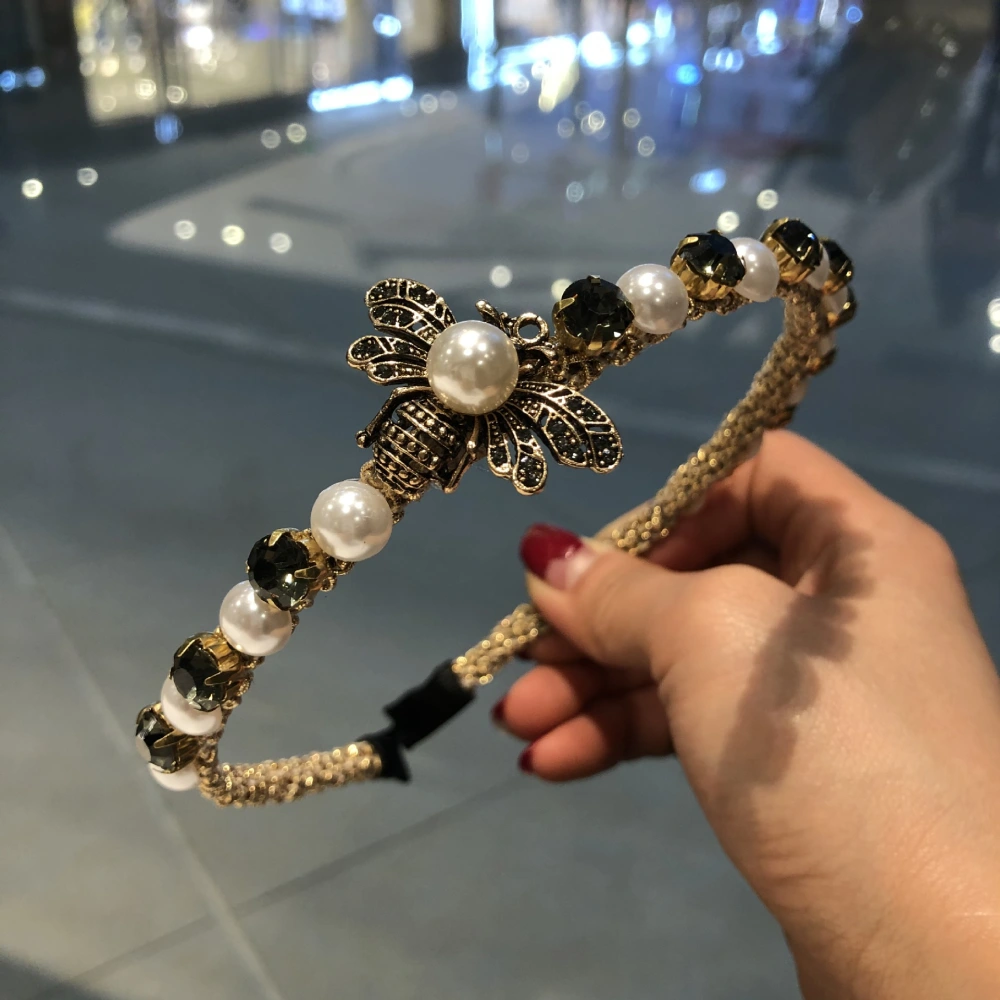 Women's Vintage Pearl Headband Hair Accessories