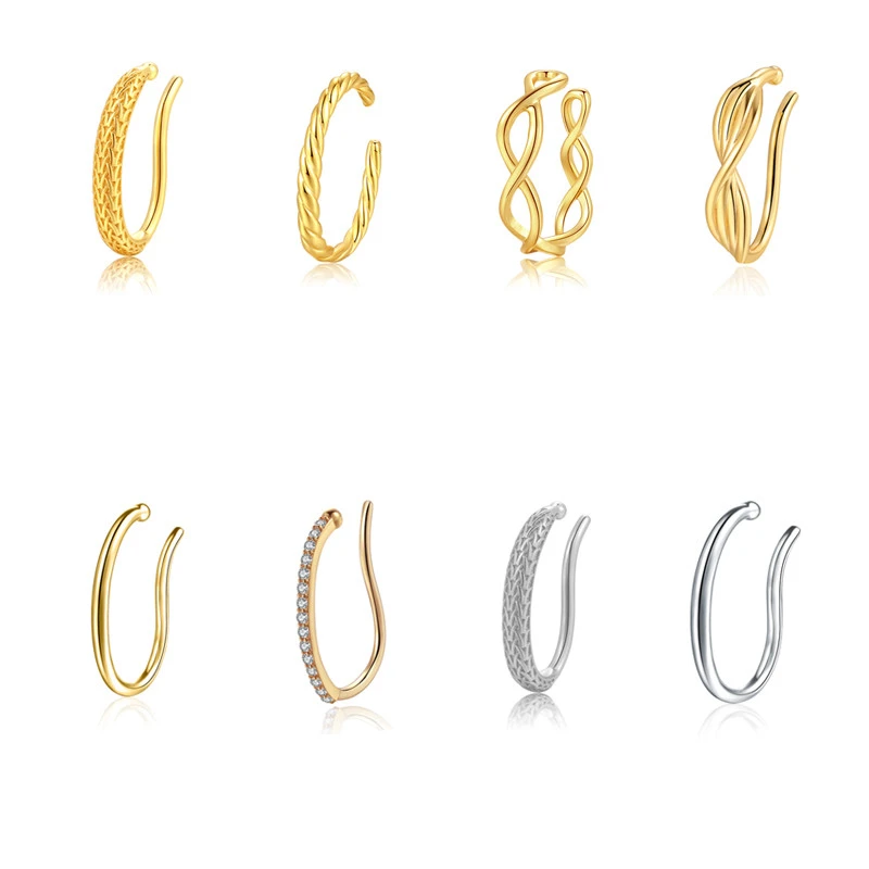 Women's Ear Clips Without Pierced Earrings Basic Size