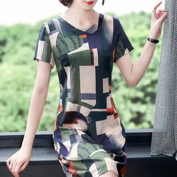 Pure Cashmere Two-piece Suit Women's Mid-length V-neck