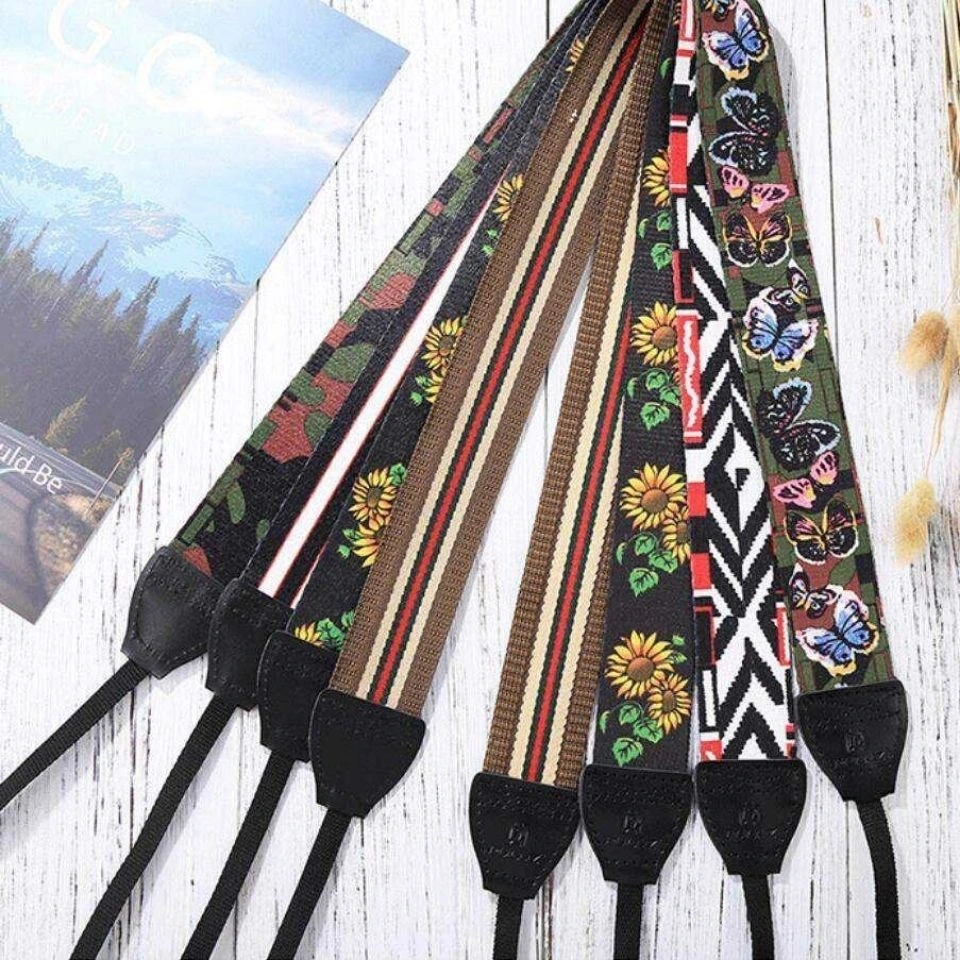 Retro Hanging Neck Single Shoulder Diagonal Camera Strap