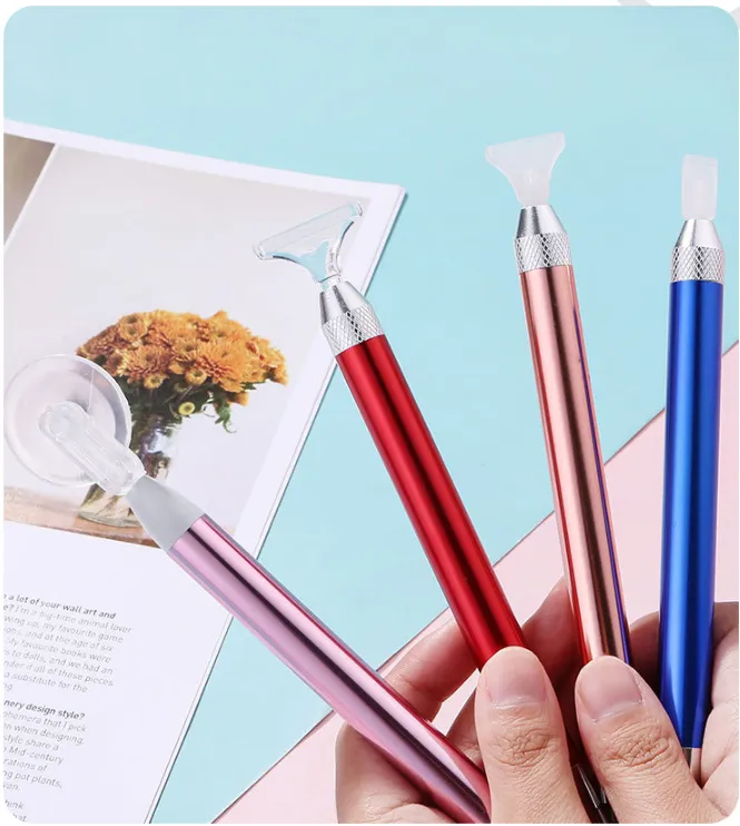 Diamond Painting Tool Luminous Diamond Pen Battery Type Replaceable Pen Head