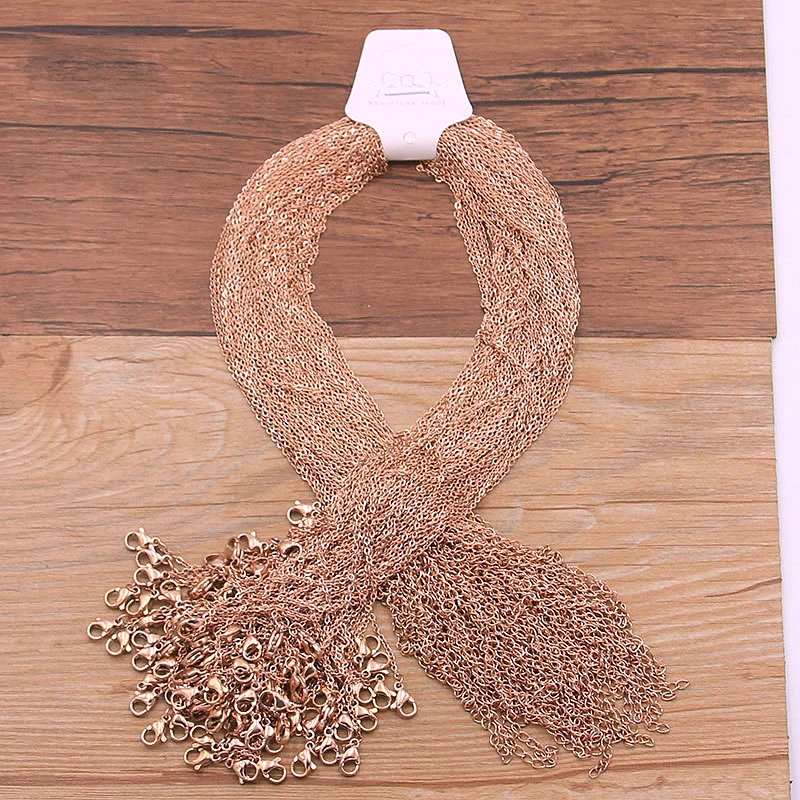 Stainless Steel Vacuum Plating Gold Necklace