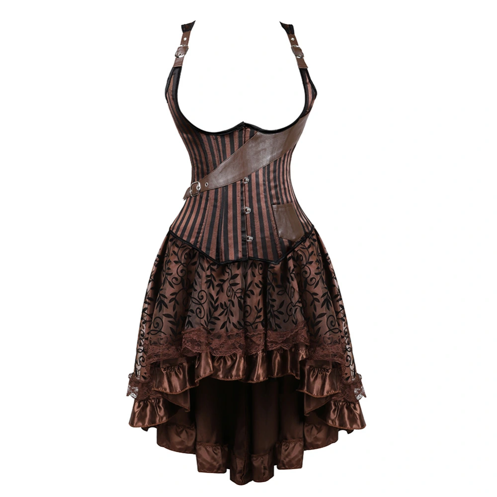 Court Corset Brown Split Suit Factory