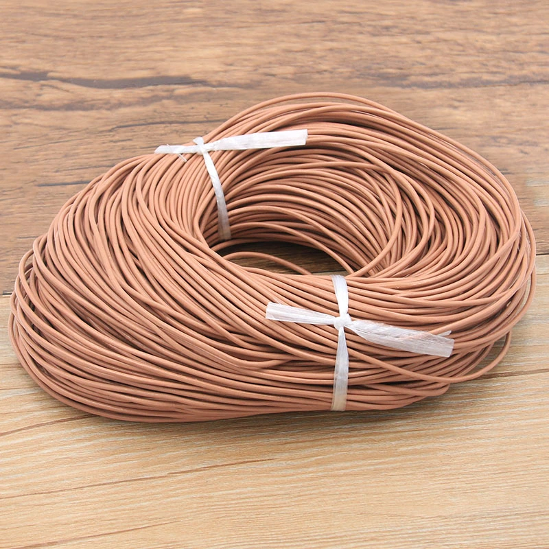 Natural Color Round DIY Jewelry Accessories Leather Cord