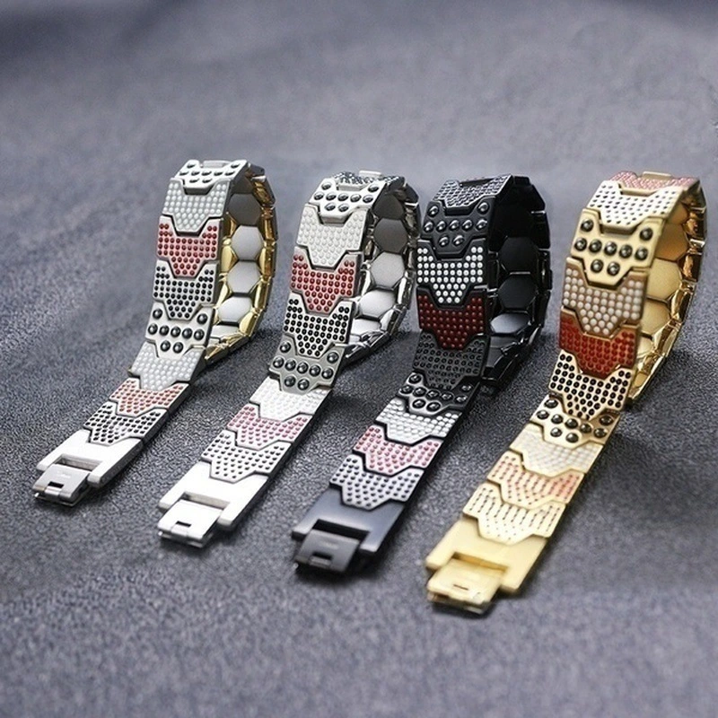 Detachable Bracelet Hexagonal Multi-point Magnet Bracelet Stone Energy Men