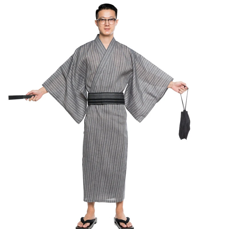 Traditional Japanese Kimono Yukata Cotton Weave