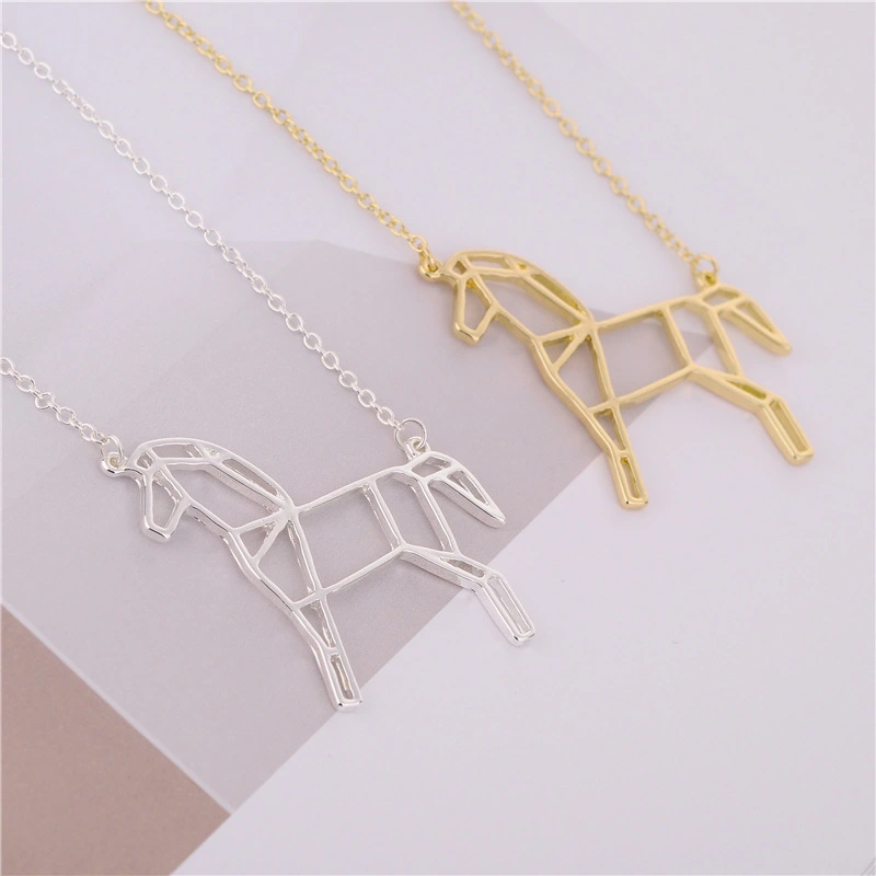 European And American Necklace Wild Horse Alloy Necklace For Women