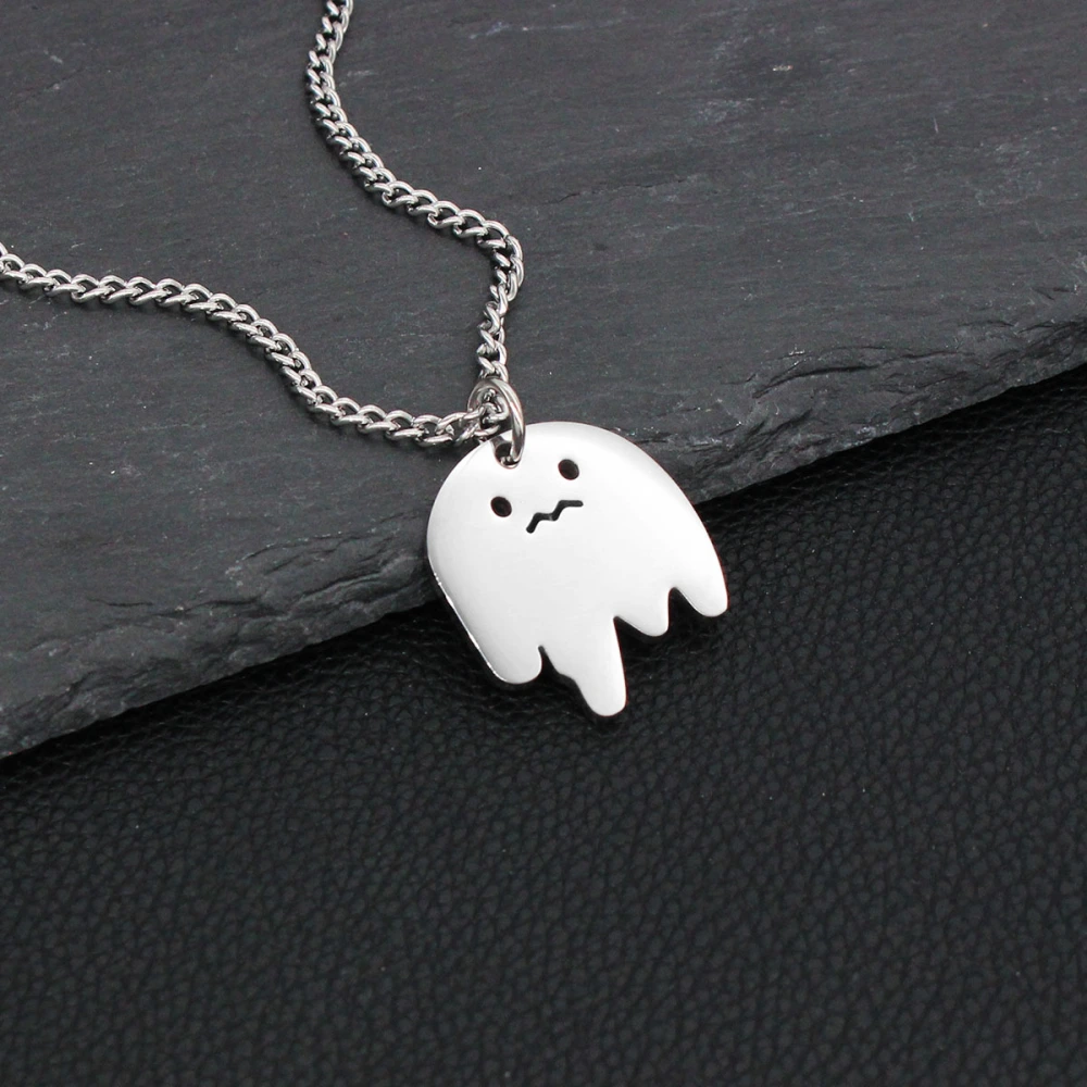 Ghost Little Ghost Necklace Cute Personality Men And Women