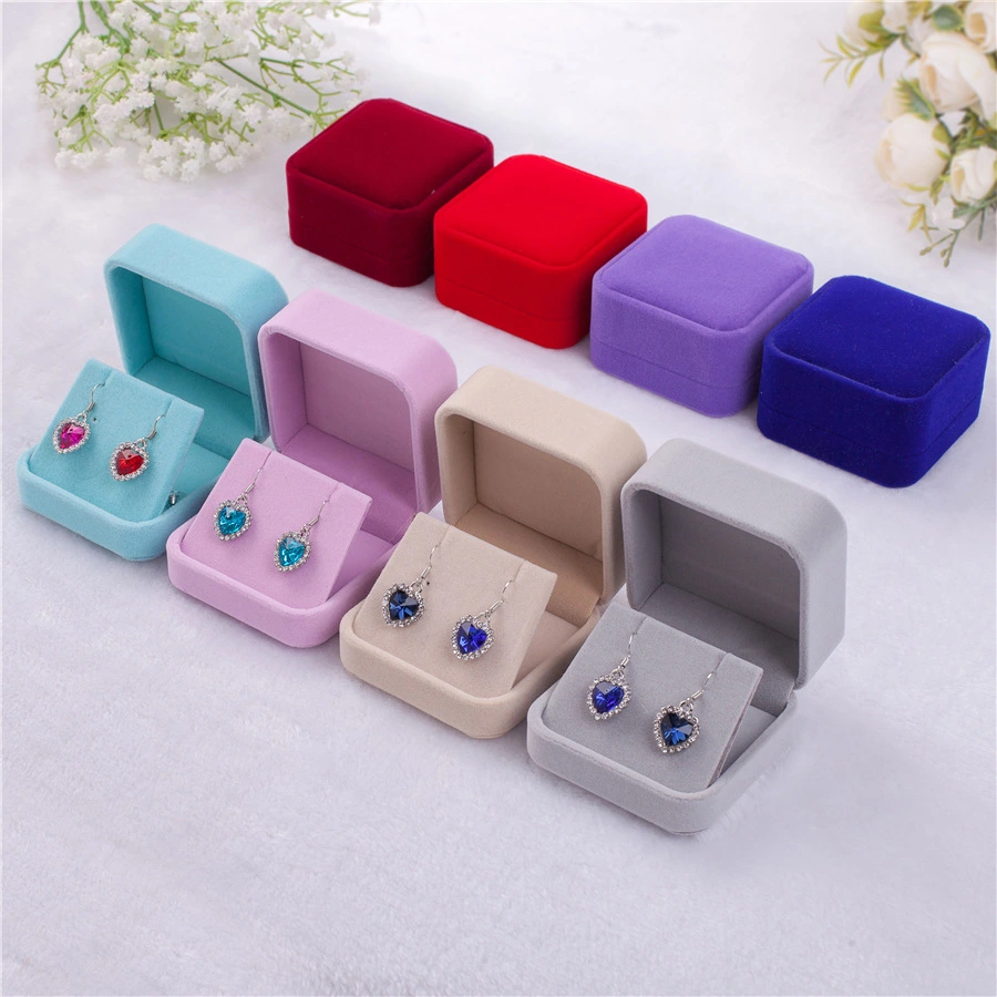 Earring Box Flannel Earring Multicolor