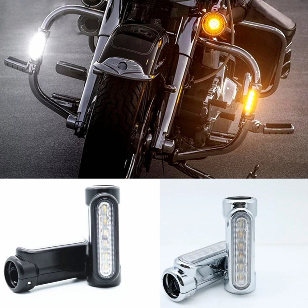 Motorcycle Retro Retrofit LED Aluminum Alloy Turn Light