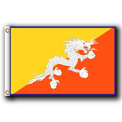 Drapeau du Bhoutan