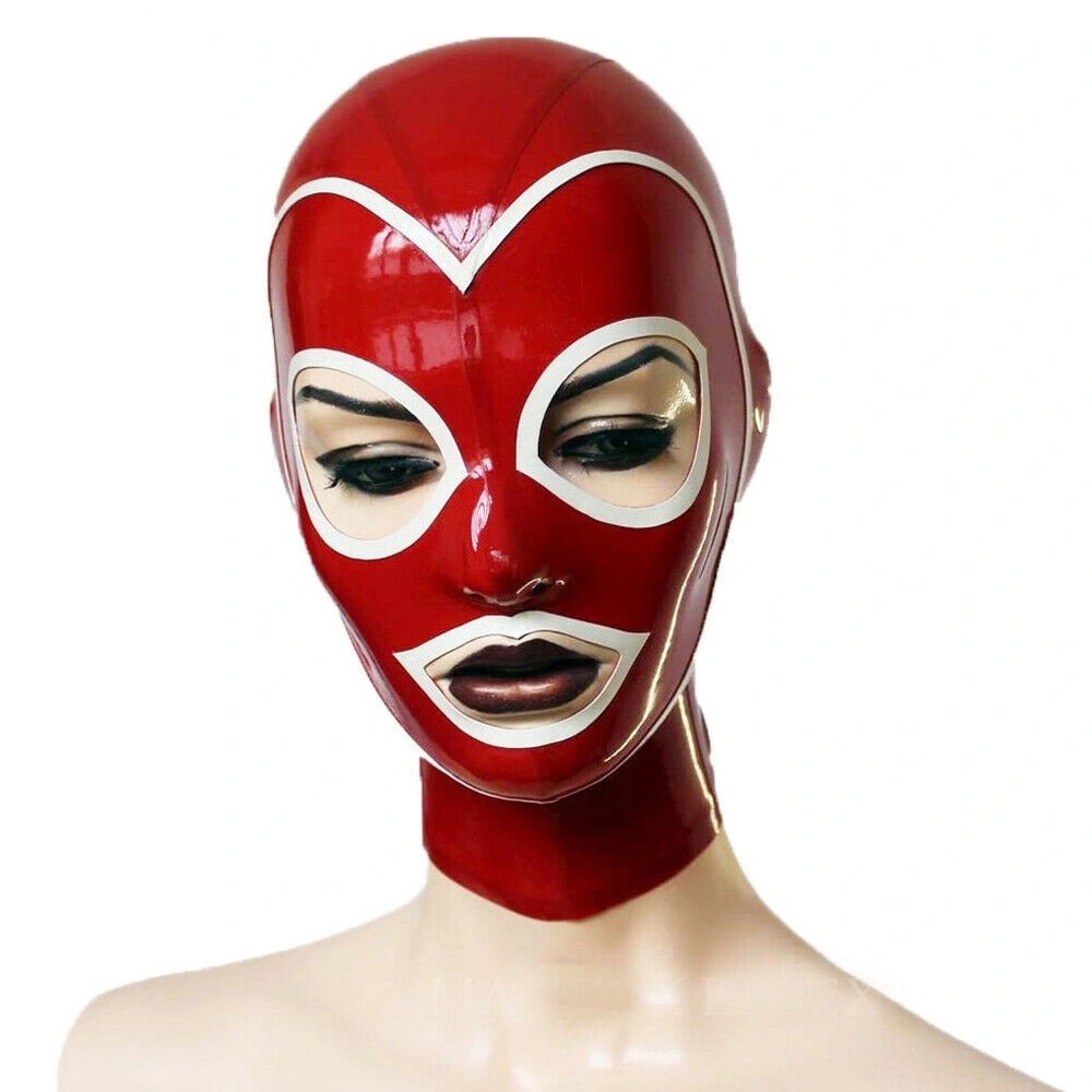 Latex Hood Zip To Bodysuit Cosplay Gay Party Fetish