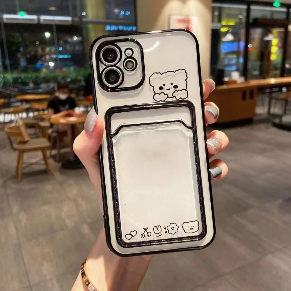 Transparent All-inclusive Cartoon Silicone Phone Case