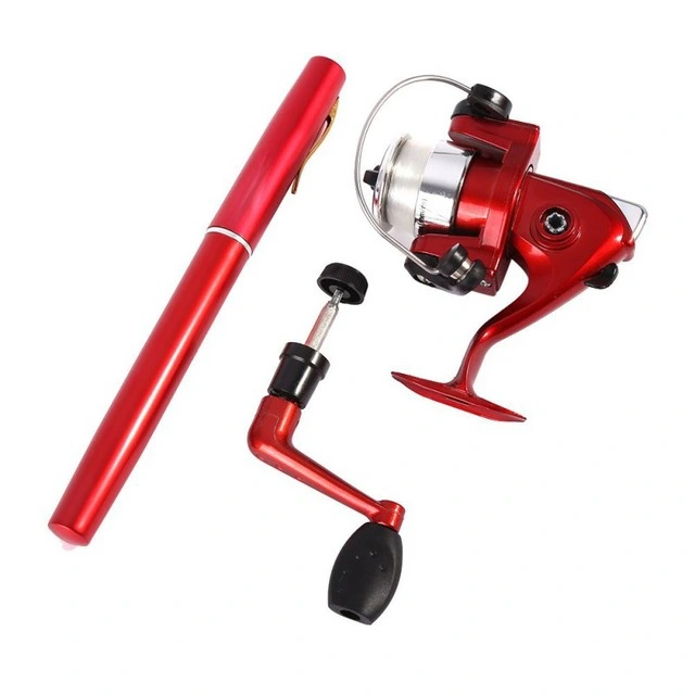 Pen Type Fishing Rod Spinning Wheel Feeding  Line