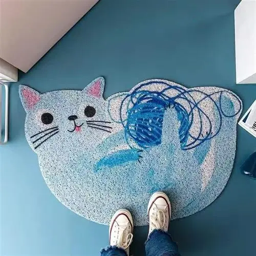 Household Fashion Cartoon Cat Door Mat