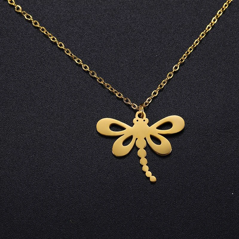 Creative Simple Ladies Animal Dragonfly Necklace