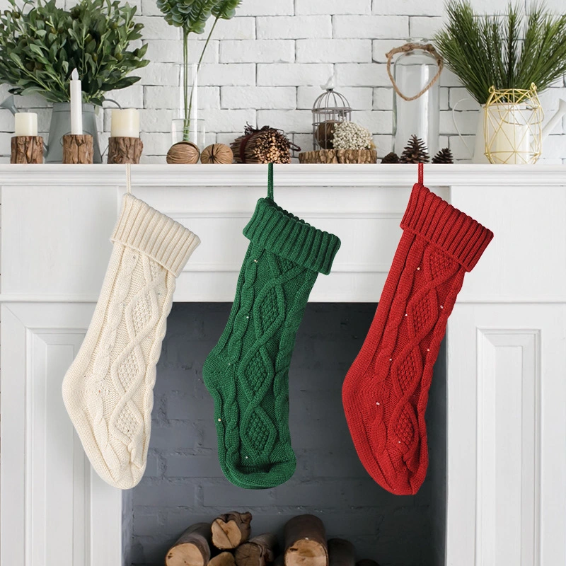 Gift Bag With Lights Christmas Tree Decorative Socks