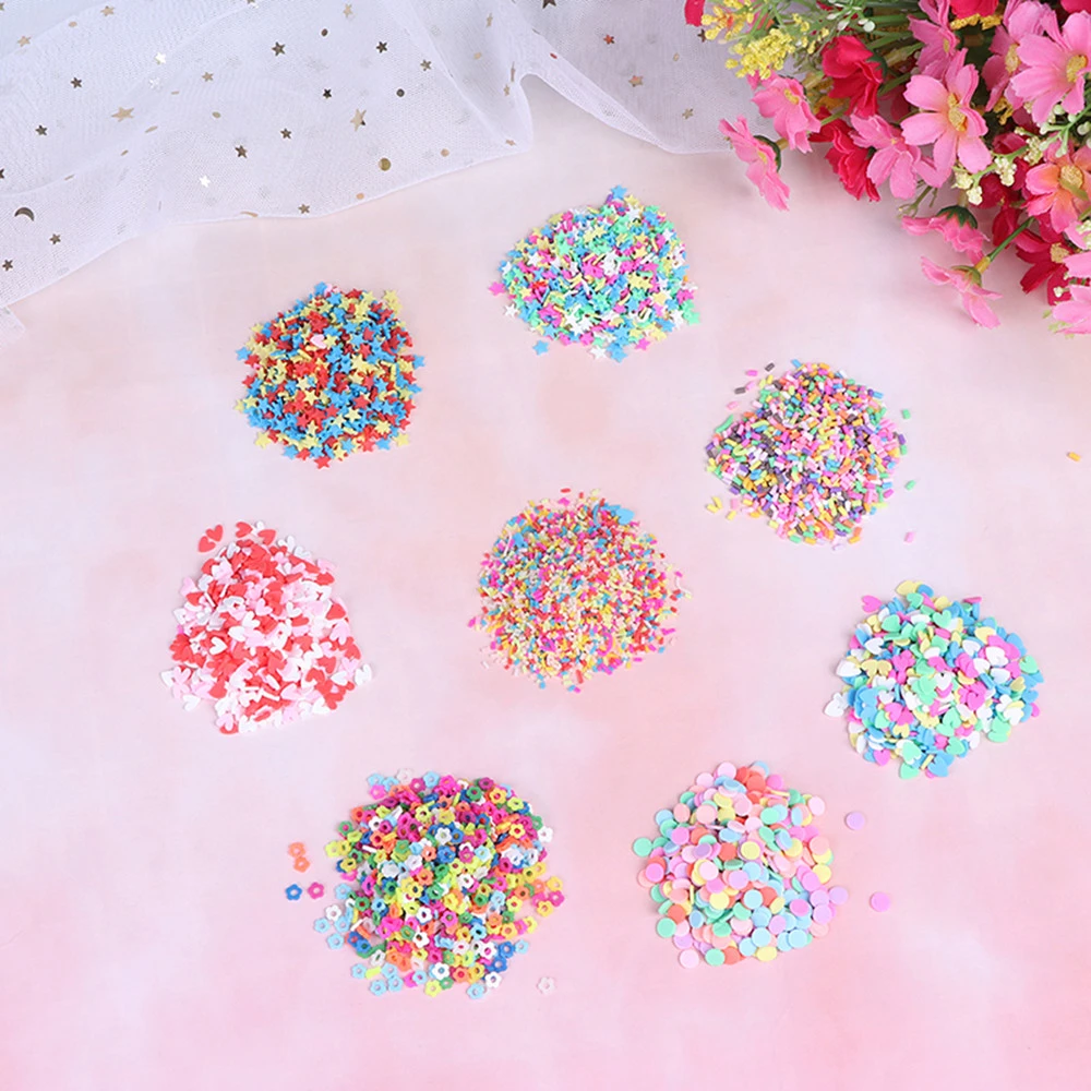 10g DIY Fake Sprinkles Decoration For Slime Filler Slime