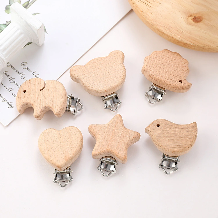 Beech Animal Pacifier Teether Accessories