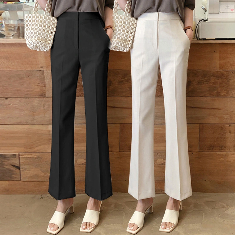 Women's Casual Loose High Waist Flared Pants