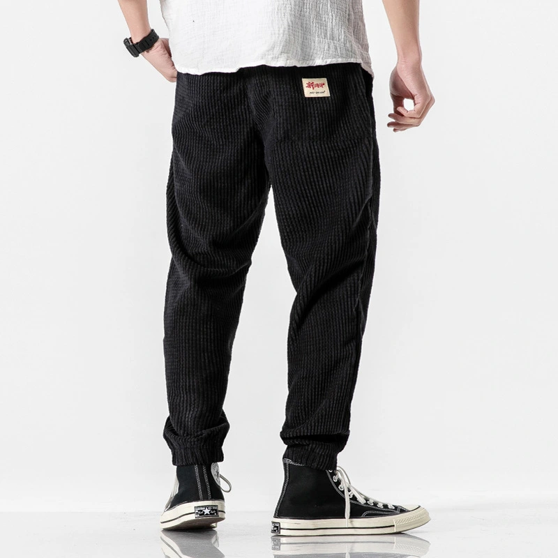 Oversized men's wash Kungfu pants