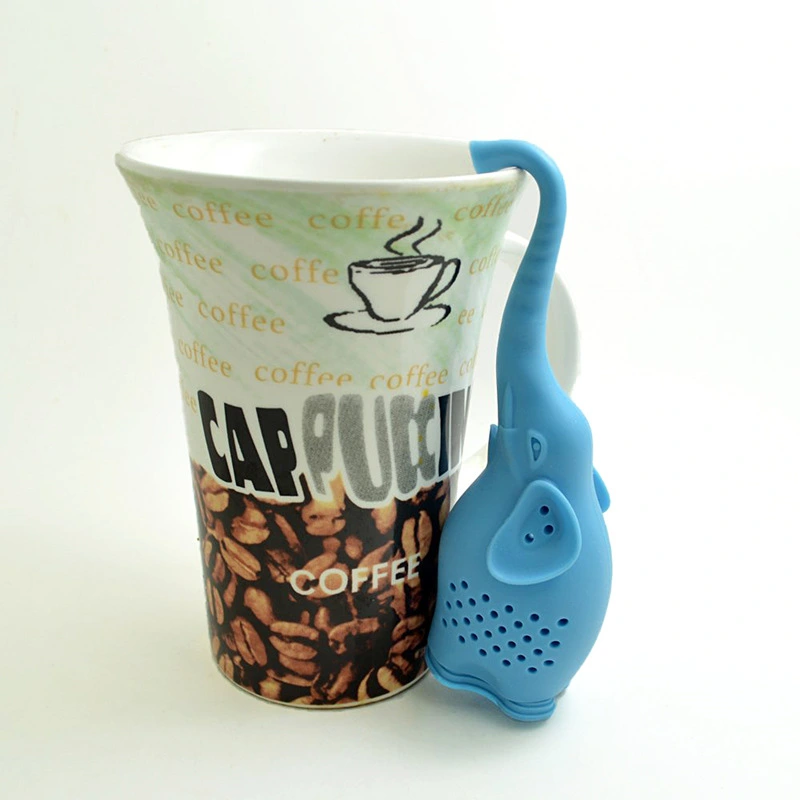 Silicone Elephant Tea Strainer Animal Cartoon Tea Strainer