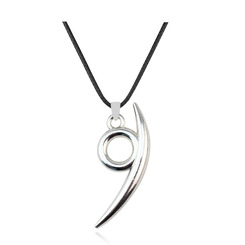 Anime Orochimaru Silver Hook Pendant Necklace