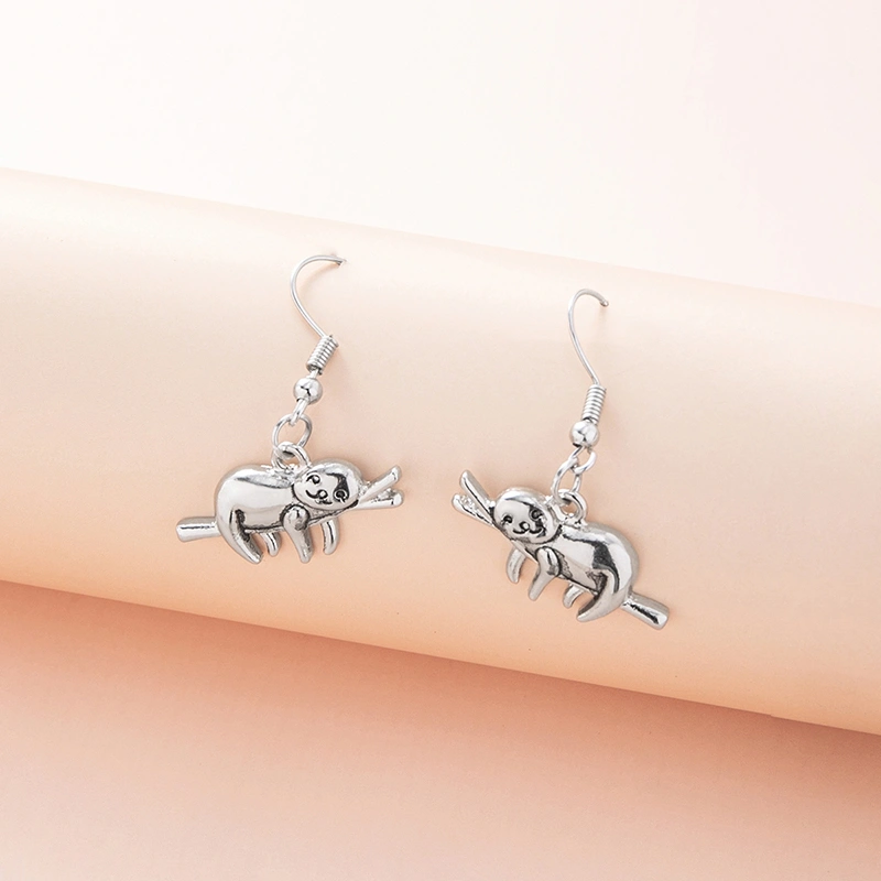 Cute Animal Sloth Drop Earrings