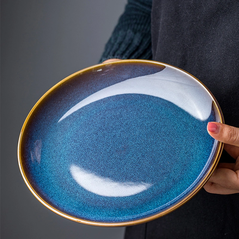 Creative Household Simple Shallow Plate Ceramic Dish