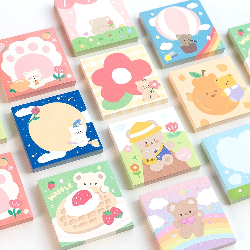 Cartoon Cute Message Note Memo Material Paper