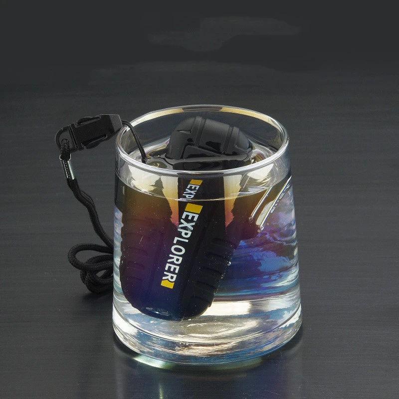 Double Lighter Waterproof Torch Outdoor USB Charging