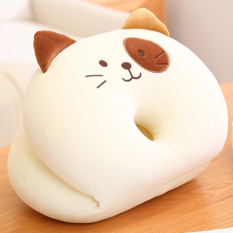 Lunch Break Fashion Cute Cat Pillow