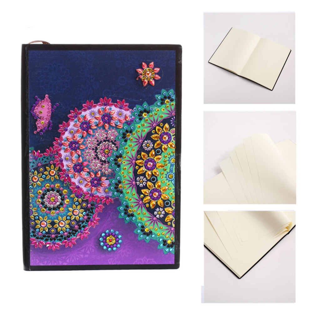 Handmade DIY Diamond Painting Cover Notebook