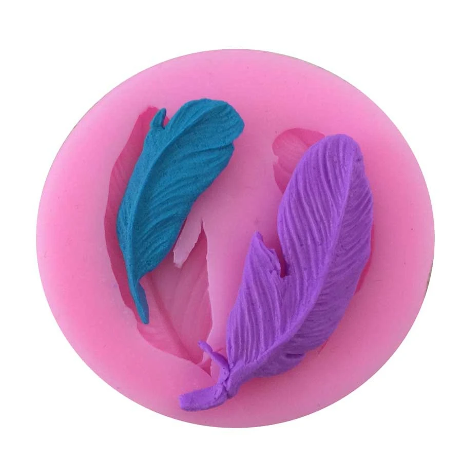 Feather Decoration Fondant Liquid Silicone Mold