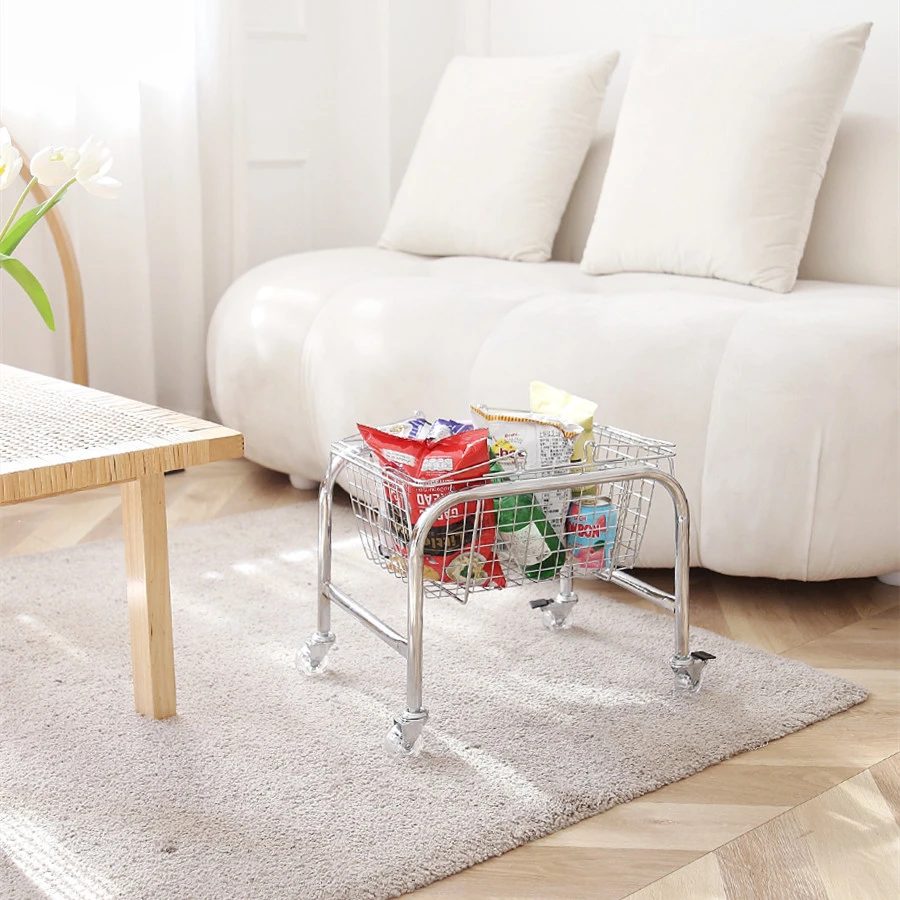 Bedroom Dormitory Cart Style Storage Rack