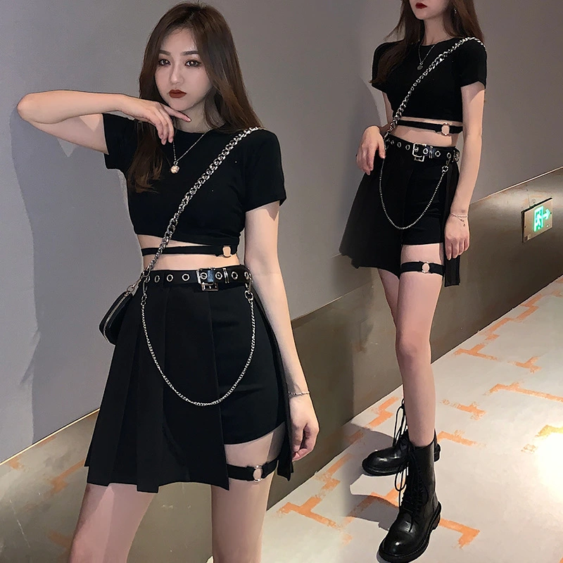 Cool Style Women's Goth Super Cool Punk Suit Female