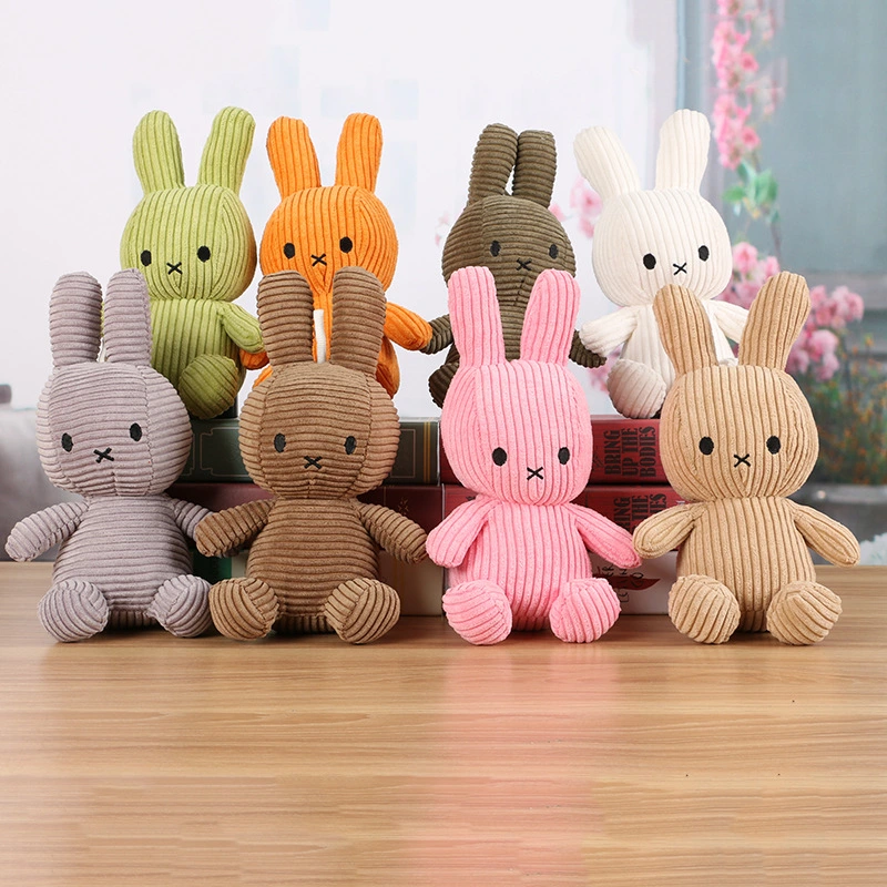 Cute Velvet Rice Rabbit Plush Toy Simulation Cartoon Doll