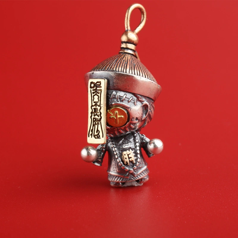 Zombie Pendant Female S925 Silver Retro Personality