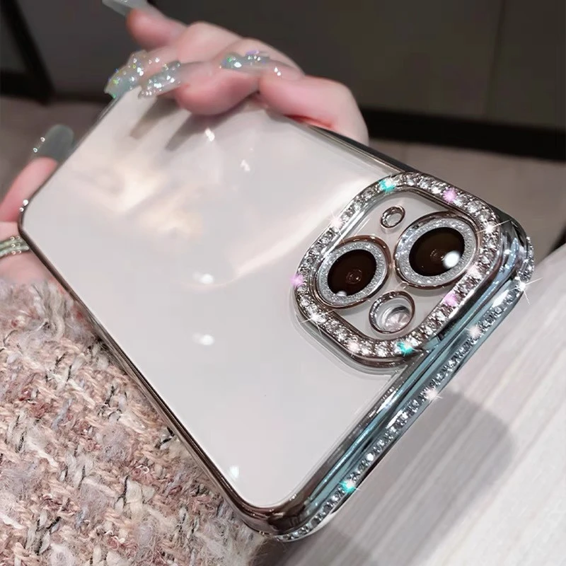 Rhinestone All-inclusive Anti-fall Mobile Phone Case